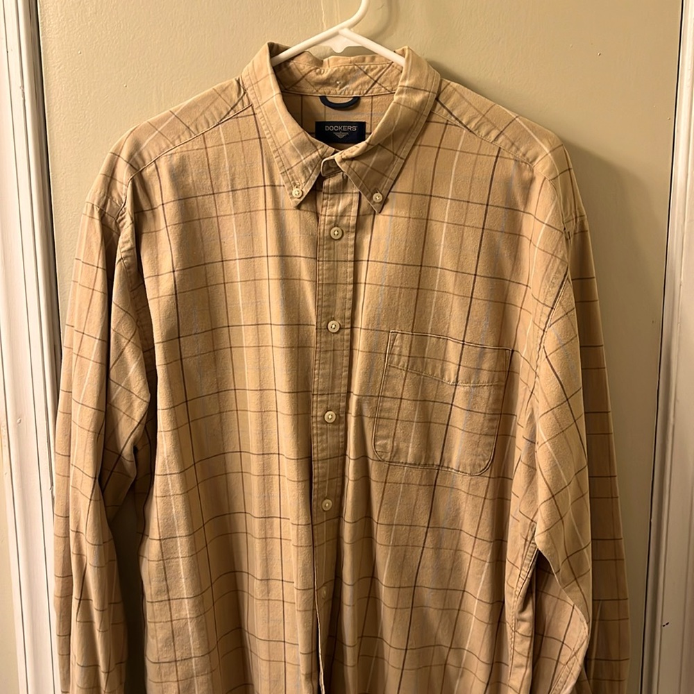Dockers Men’s XL Flannel/Dress Shirt